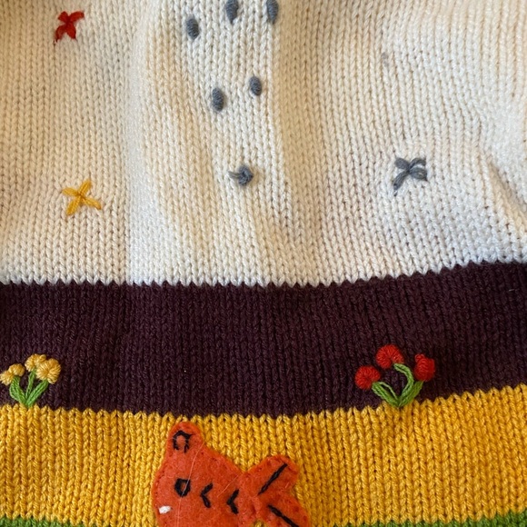 Hand knit  sweater - Picture 6 of 11